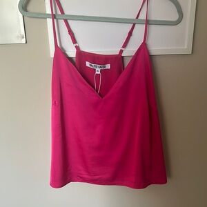 Walter Baker Pink Crop Camisole Top
